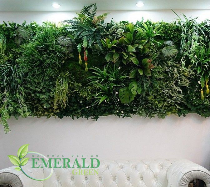 Фитостены из искусственных растений - Emerald Green